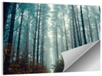 Misty Pine Forest Wall Art