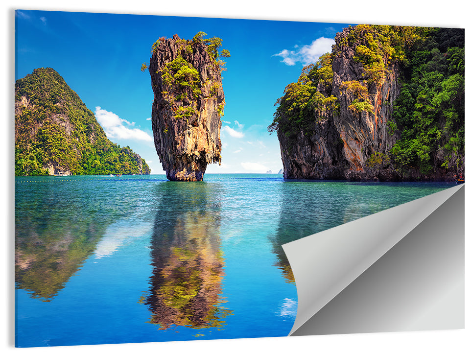 Ko Tapu Limestone Stack, Phang Nga Wall Art