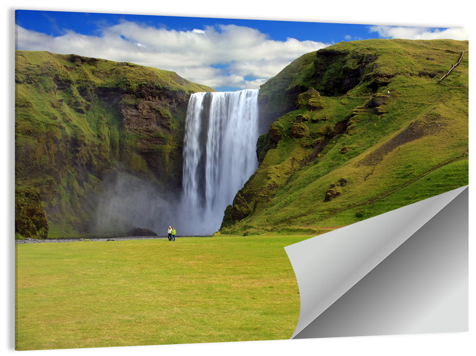 Skógafoss Waterfall Wall Art