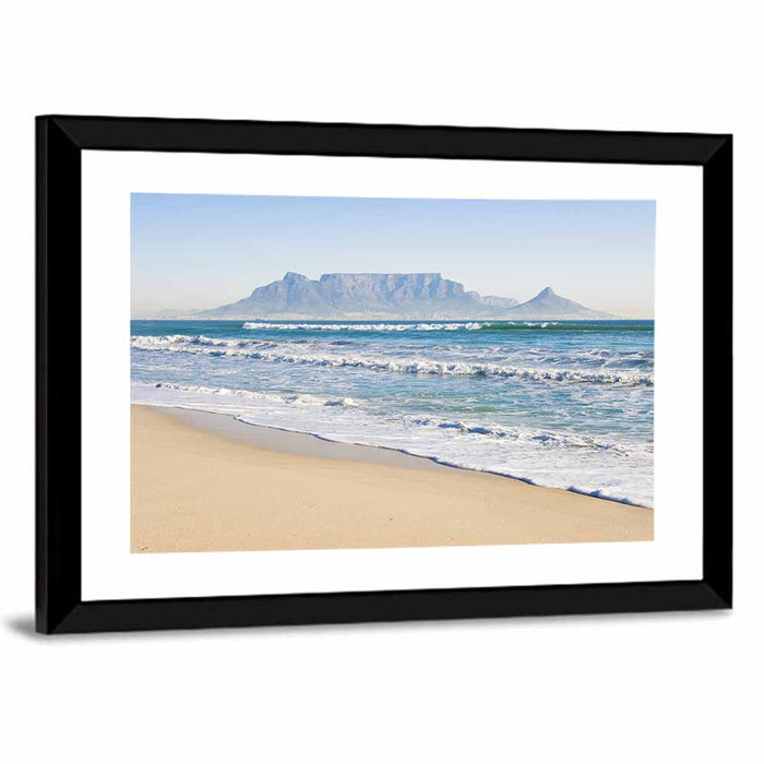 Table Mountain Cape Town Wall Art as a framed print