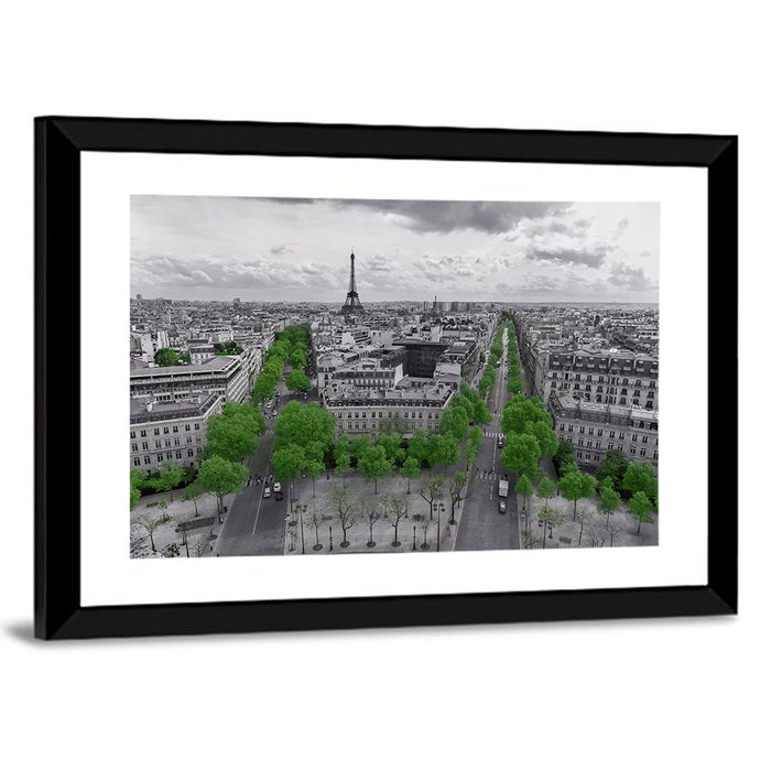 Champs Elysees, Paris Wall Art as a framed print