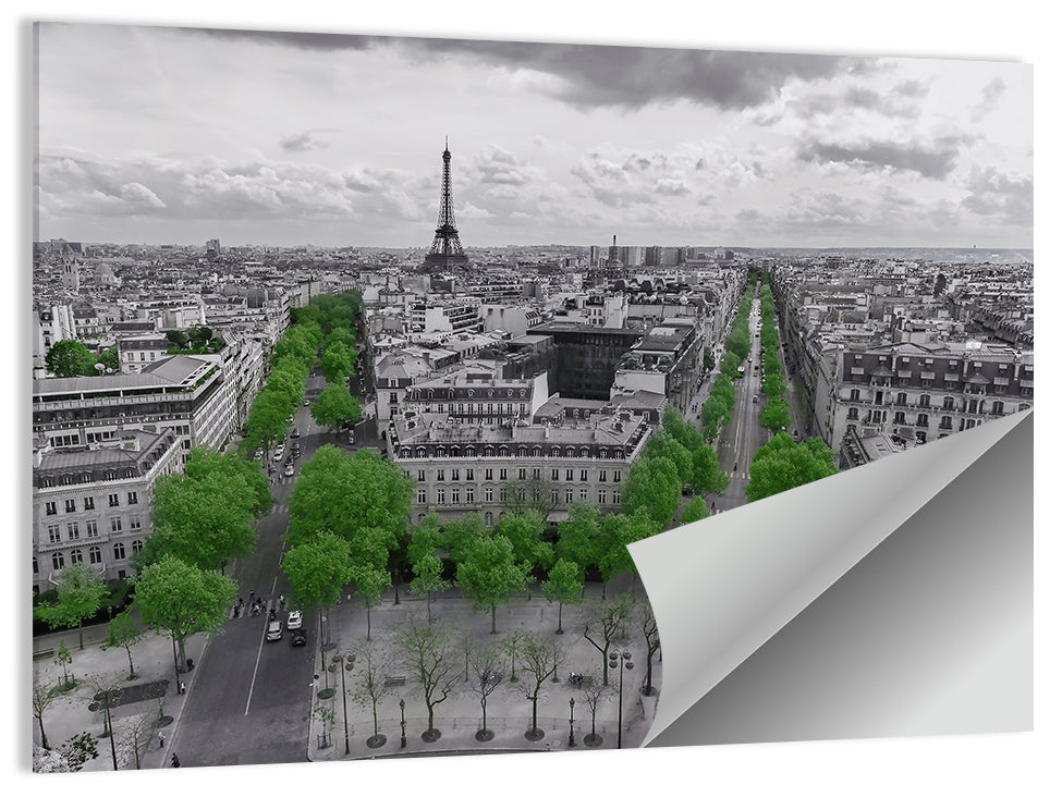Champs Elysees Paris Wall Art