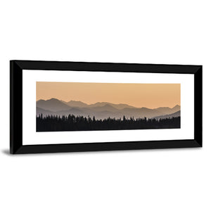 Forest Mountains Range Wall Art