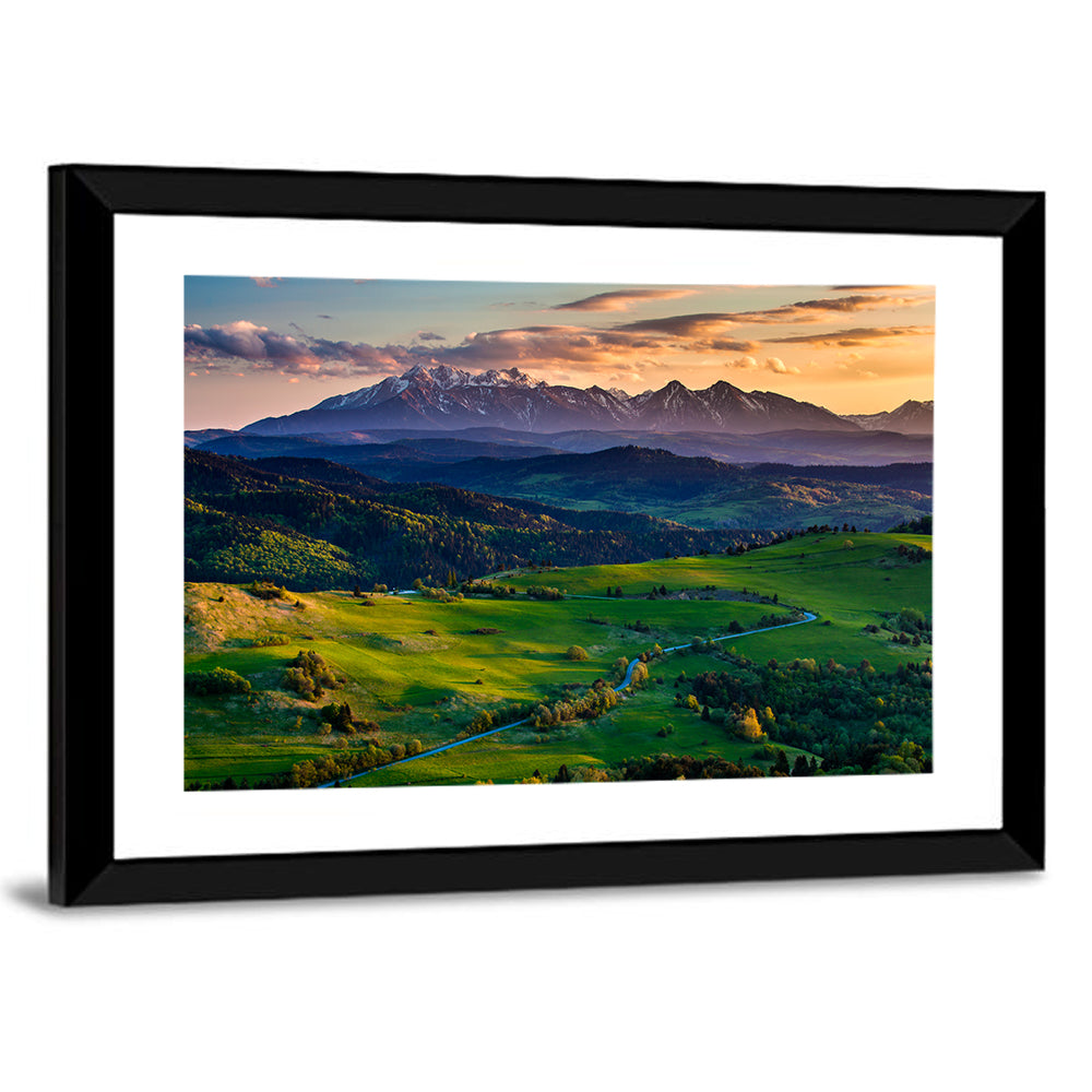 Tatras Golden Hour Vista Wall Art