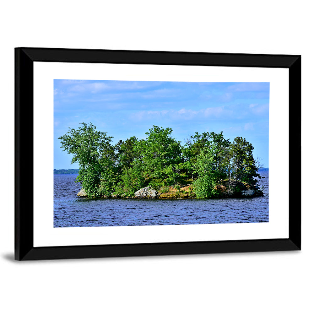 Petenwell Lake Island Wall Art