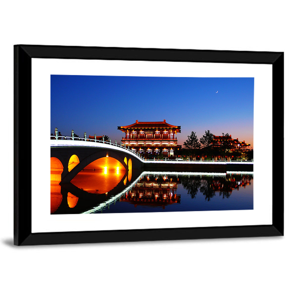 Tang Paradise Nightscape Wall Art