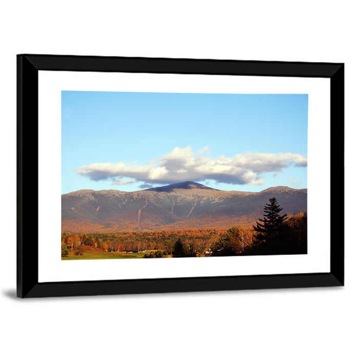 Mount Washington Wall Art as a framed print