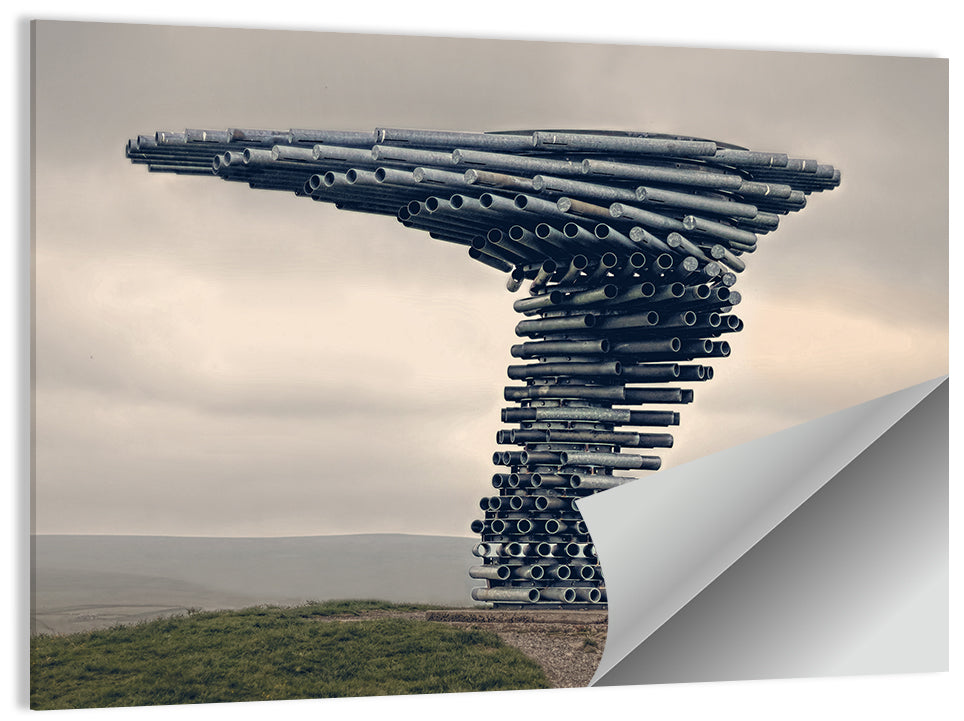 Singing Ringing Tree on Grassy Hill Wall Art
