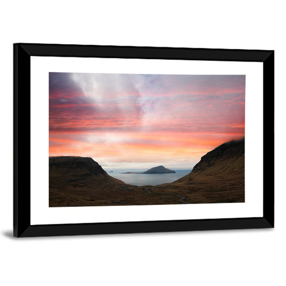 Klakkur Dusk Over Kalsoy Wall Art