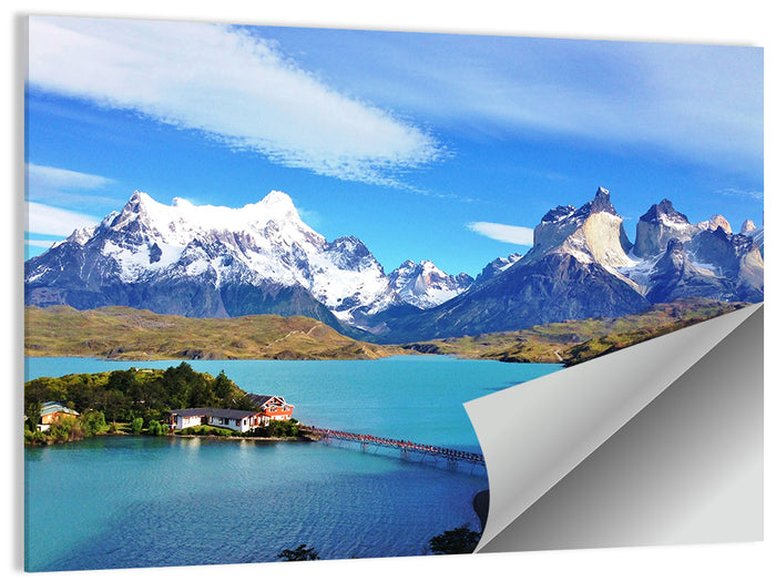 Pehoé Lake, Torres Del Paine Wall Art as a poster print
