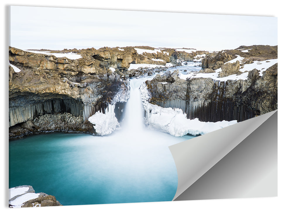 Aldeyjarfoss Basalt Waterfall Wall Art