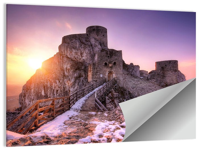 Ogrodzieniec Castle Ruins Wall Art as a poster print