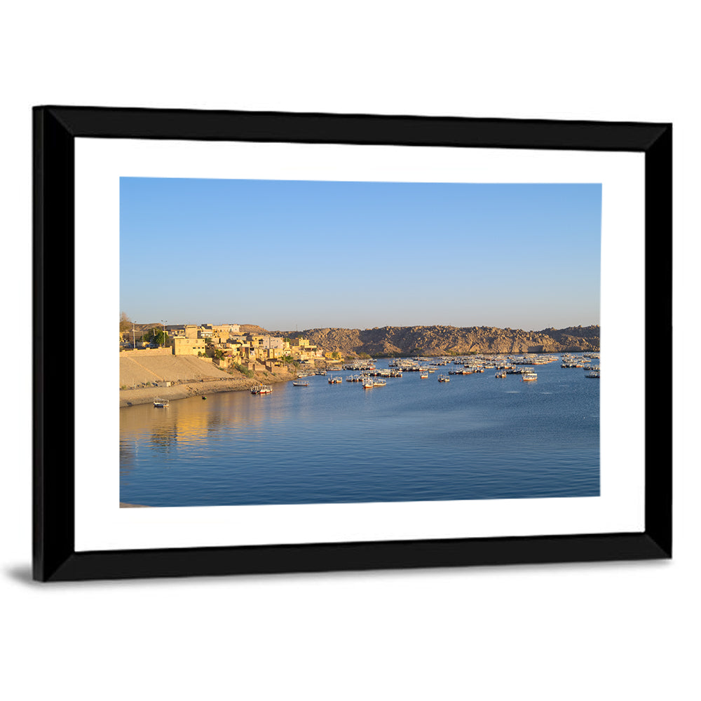 Lake Nasser Harbor View Wall Art