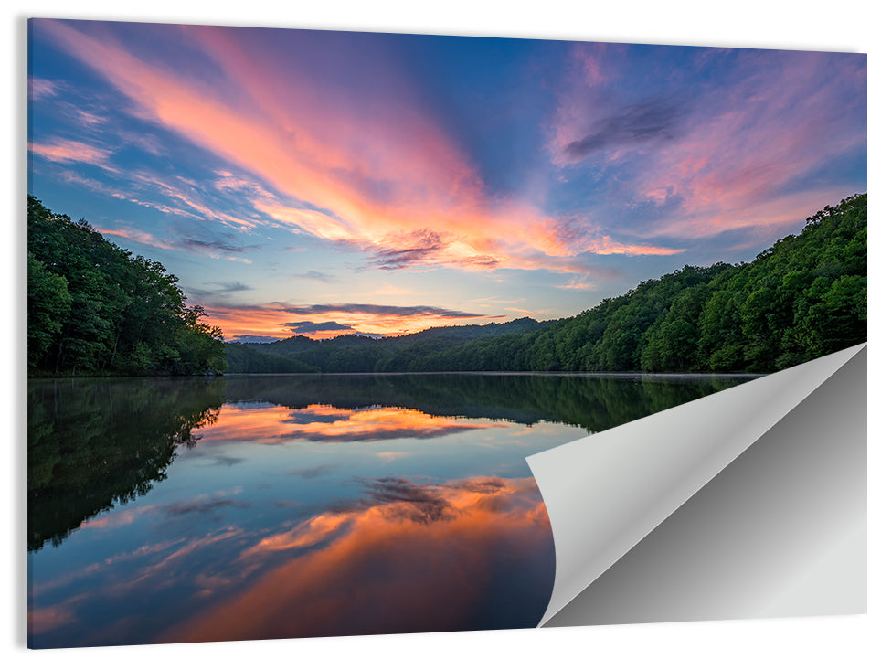 Appalachian Mountains Lake Wall Art