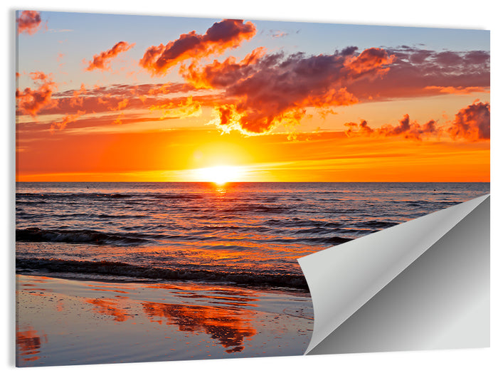 Sunset Over the Baltic Wall Art as a poster print