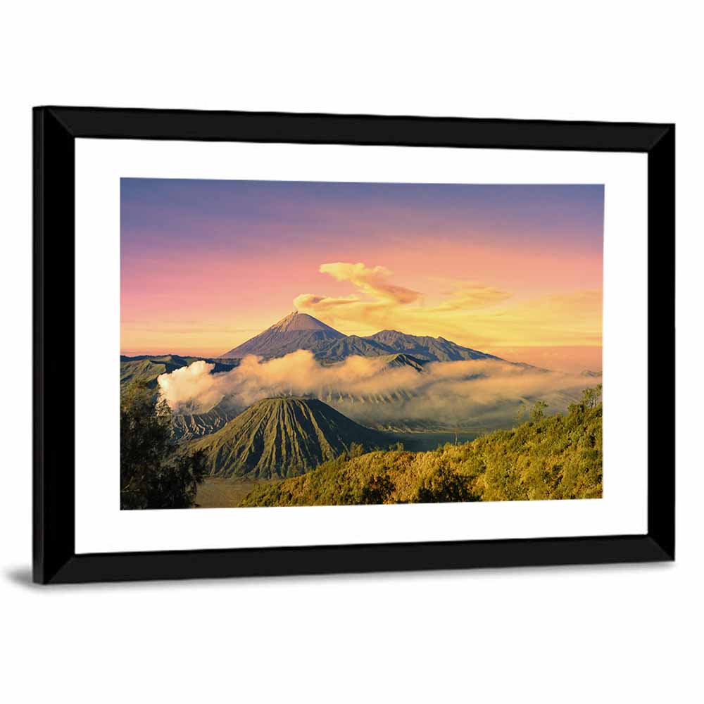 Mount Bromo Sunset Wall Art