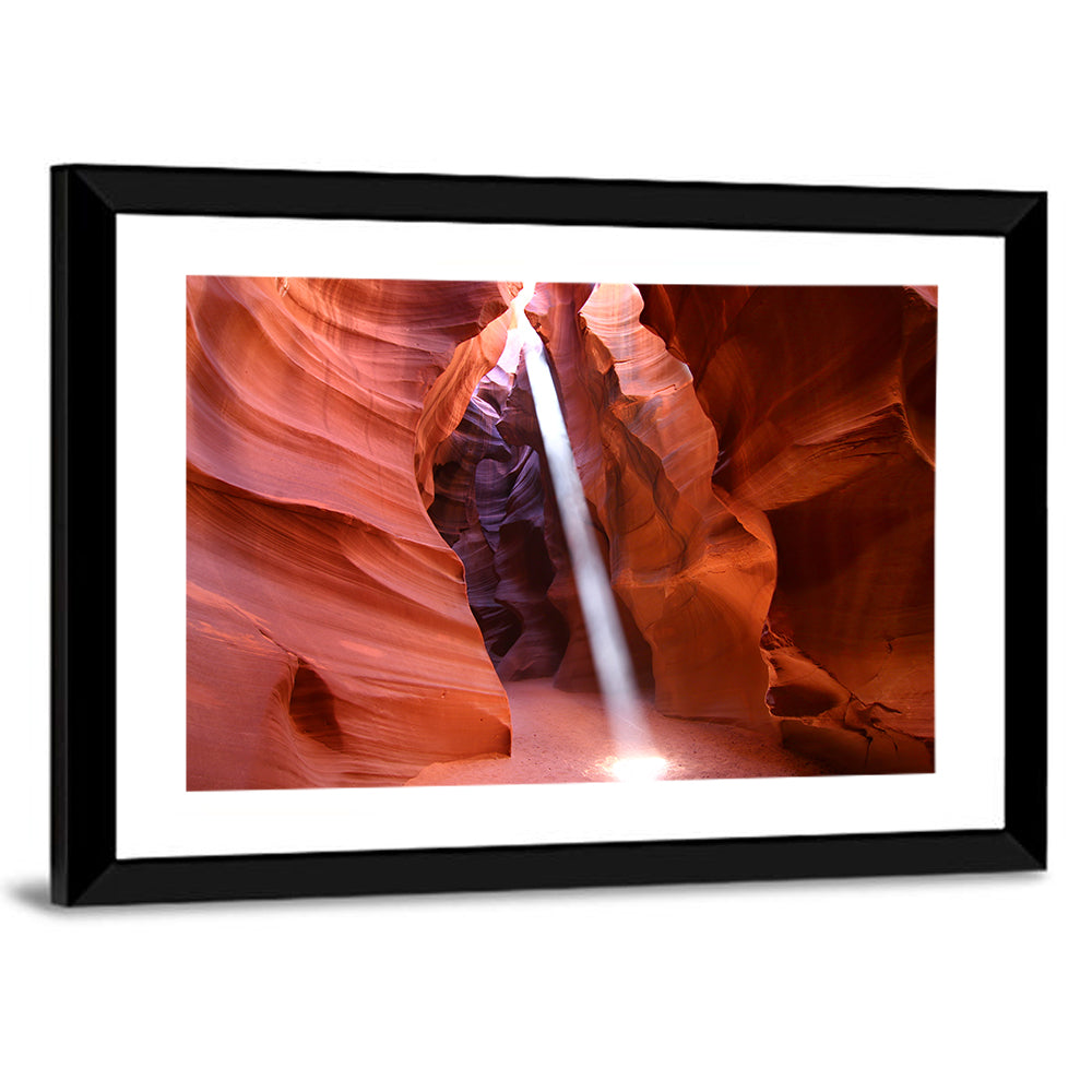 Antelope Canyon Light Beam Wall Art