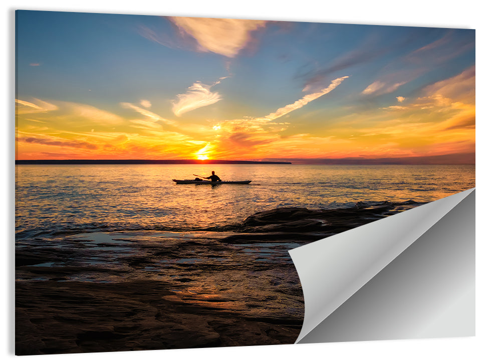 Lake Superior Sunset Wall Art