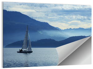 Lake Zug Sailing Wall Art