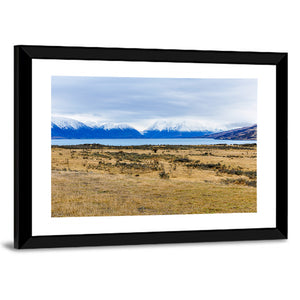 Snowy Peaks of Lake Ohau Wall Art