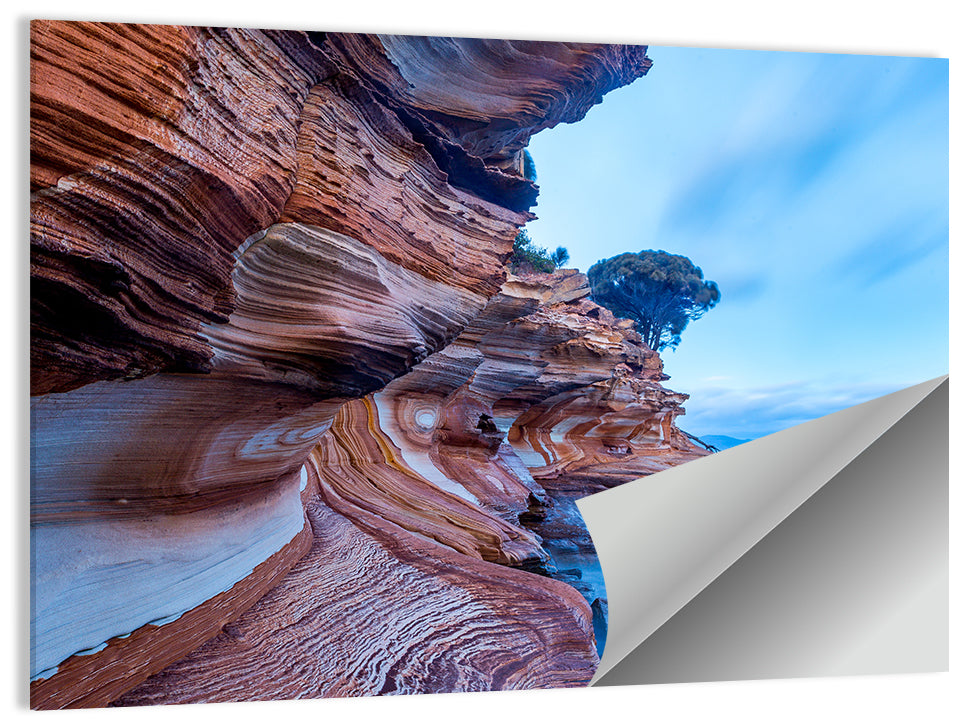 Painted Cliffs, Maria Island Wall Art