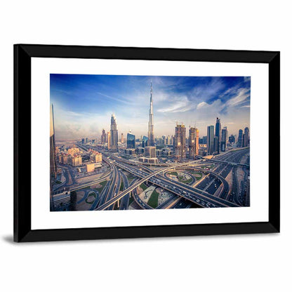 Dubai Skyline Wall Art