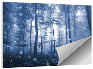 Foggy Forest Wall Art