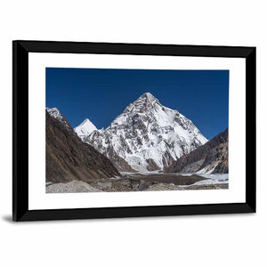 K2 Mountain Peak Wall Art