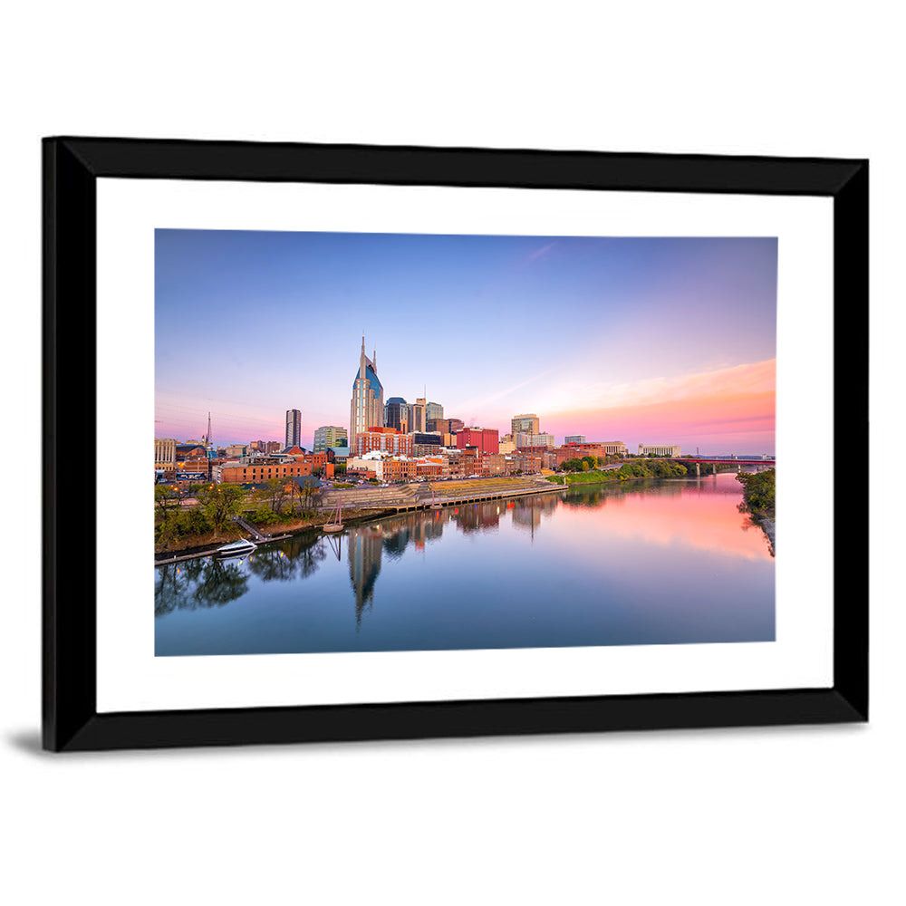 Nashville Skyline at Dusk Wall Art