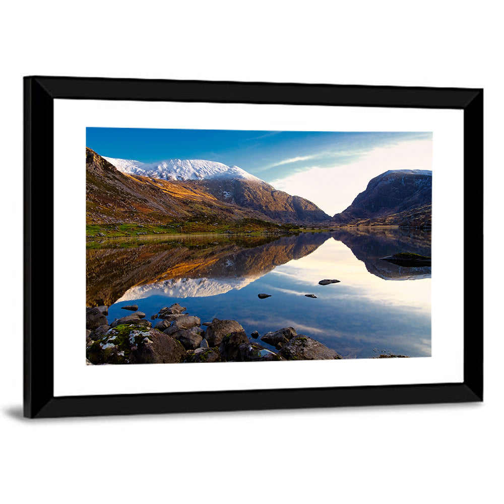Auger Lake Morning Reflection Wall Art
