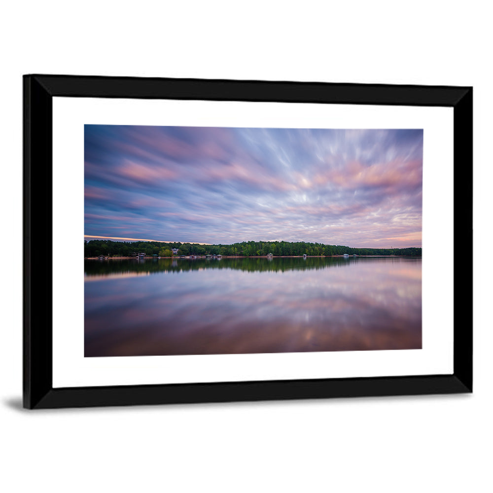 Lake Norman Morning Reflection Wall Art