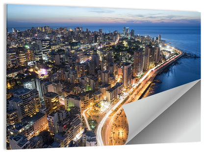 Beirut Coastal City Wall Art