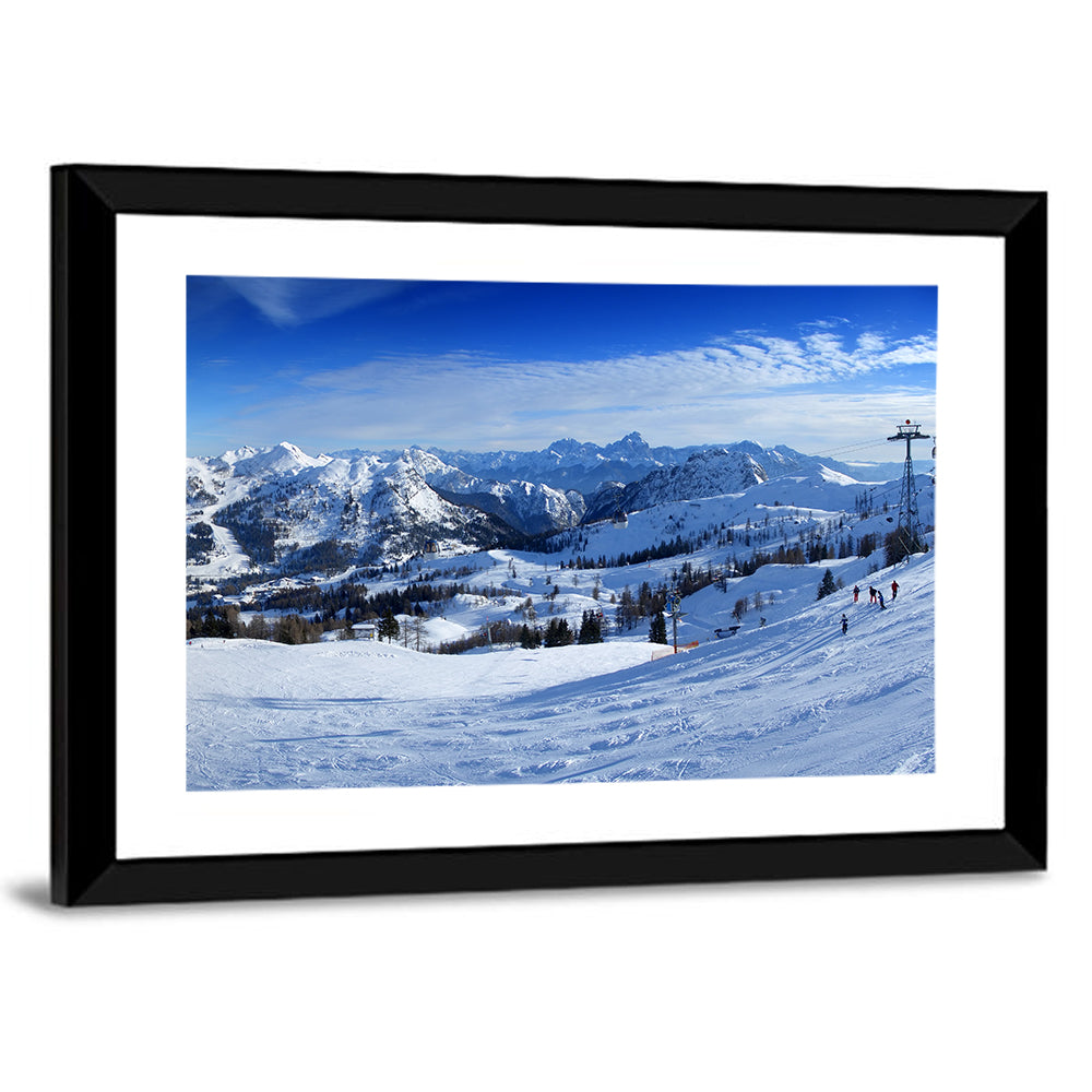 Nassfeld Ski Resort View Wall Art