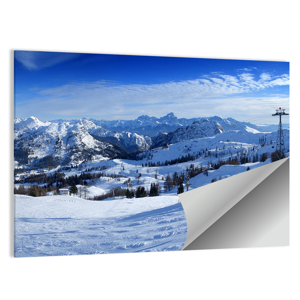 Nassfeld Ski Resort View Wall Art