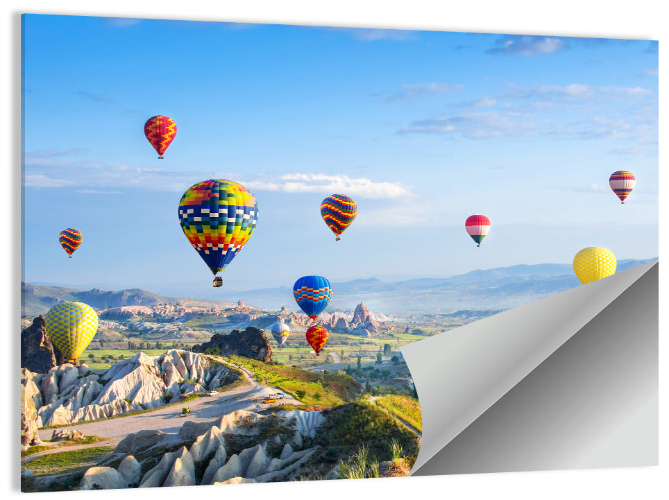 Cappadocia Hot Balloons Wall Art