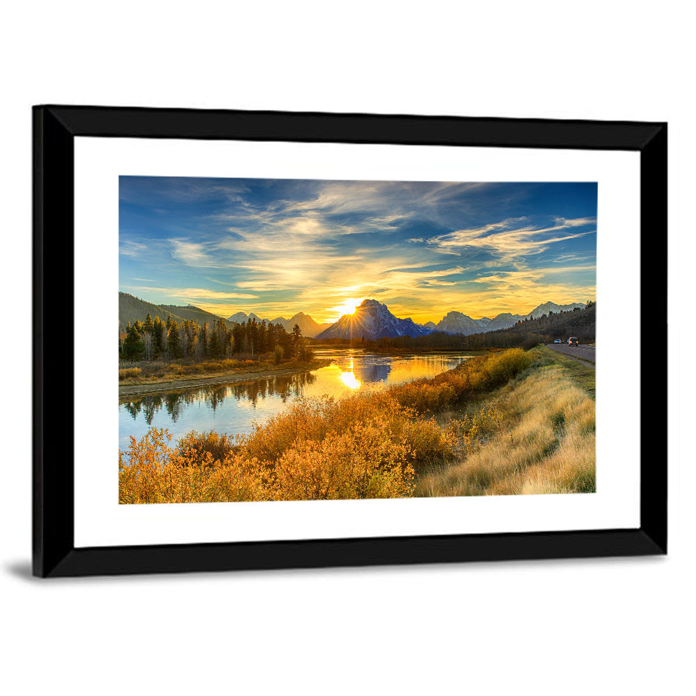 Oxbow Bend Sunrise Wall Art