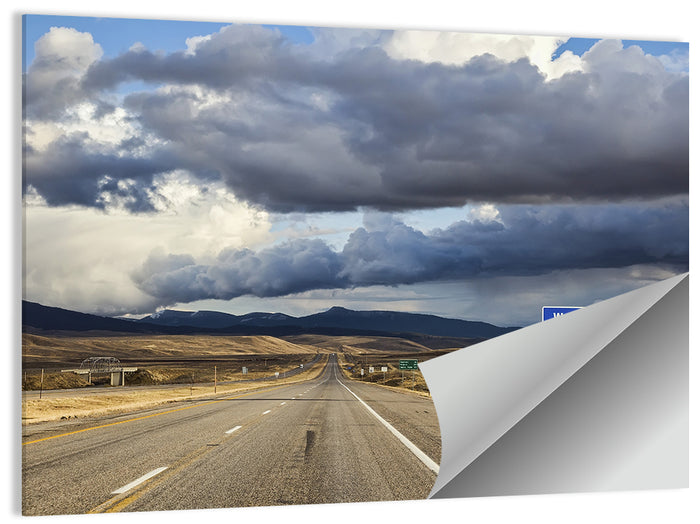 I-15 Idaho Highway Wall Art as a poster print