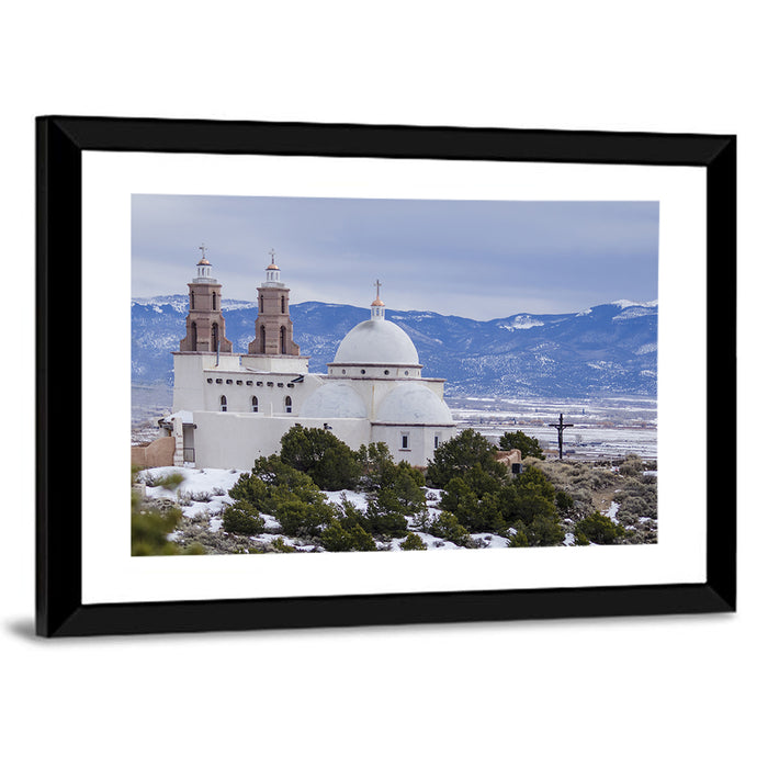 Sanctuario De Chimayo, El Rancho Wall Art as a framed print