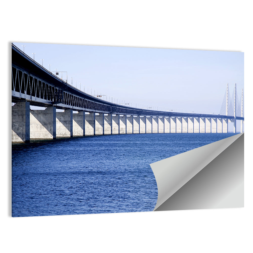 Oresund Bridge Perspective Wall Art