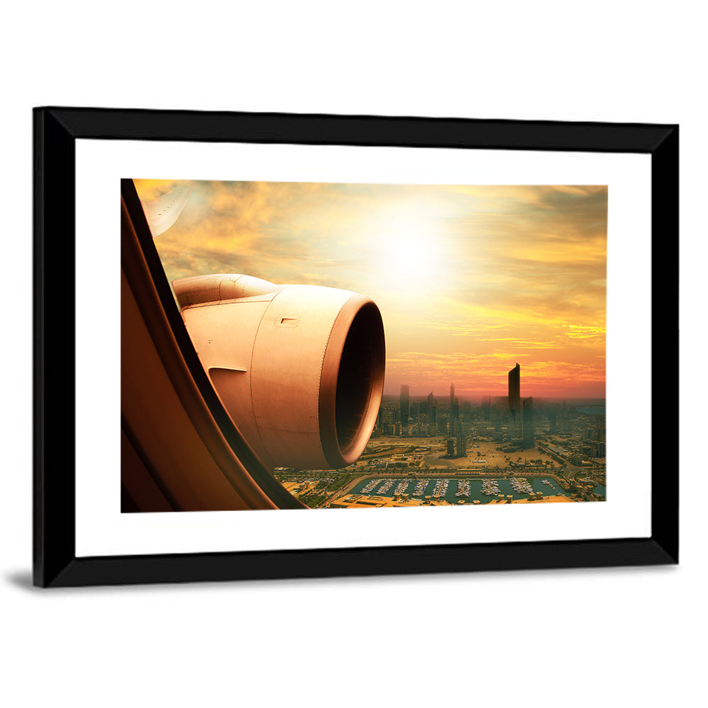 Kuwait City at Golden Hour Wall Art