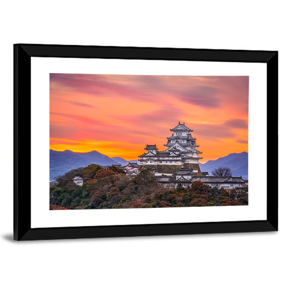 Himeji Castle at Sunrise Wall Art