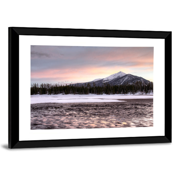 Mount Royal at Dusk Wall Art as a framed print