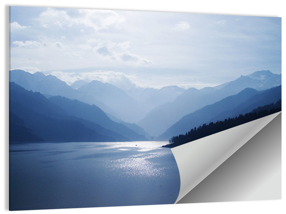 Xinjiang Mountains Lake Wall Art