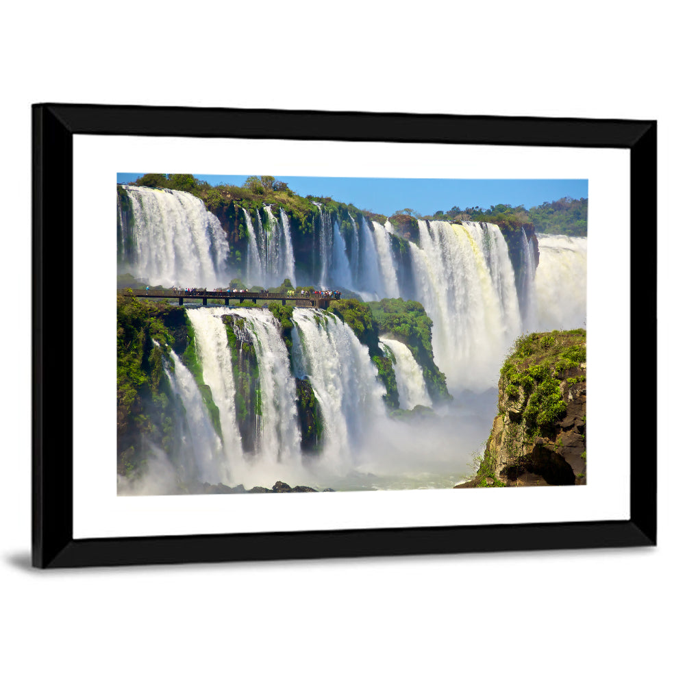 Iguazu Falls Observation Walkway Wall Art