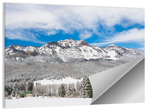 Colorado Winter Mountains Wall Art