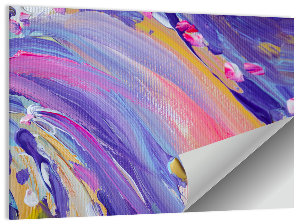 Sliding Hill Brushstrokes Wall Art