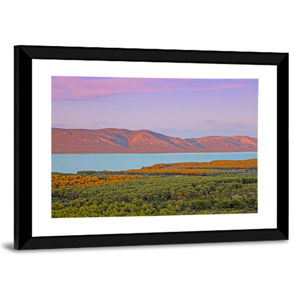 Lake Vrana Golden Hour Wall Art