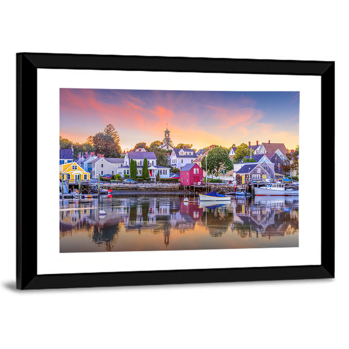 Rockport Harbor Motif Number 1 Wall Art as a framed print