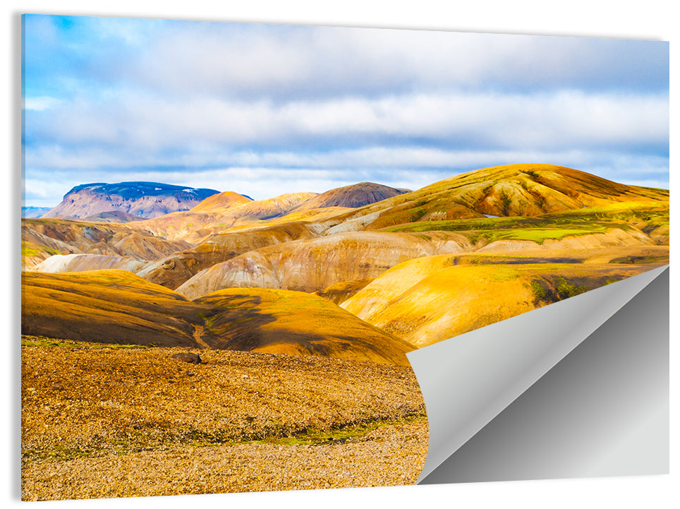 Landmannalaugar Rhyolite Mountains Wall Art