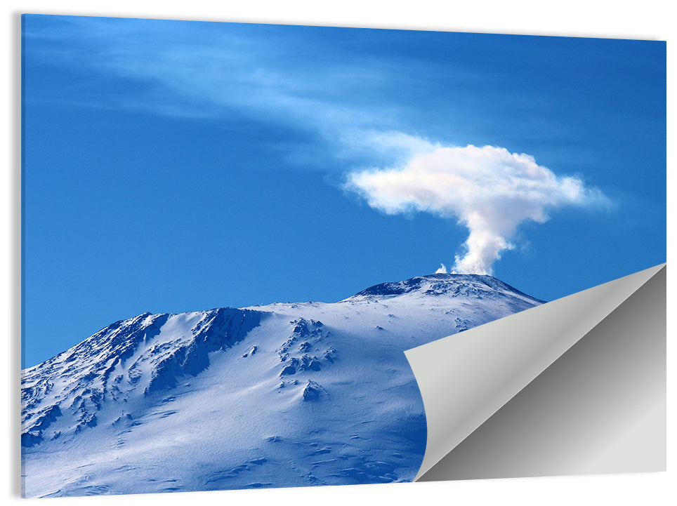 Mount Erebus Wall Art